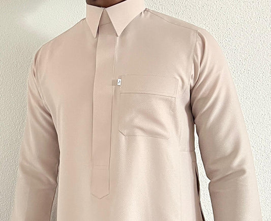 Motifs nid d'abeille beige #B28