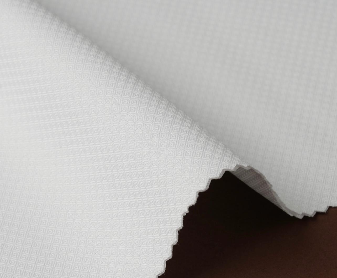 Motif nid d'abeille blanc crème #W22