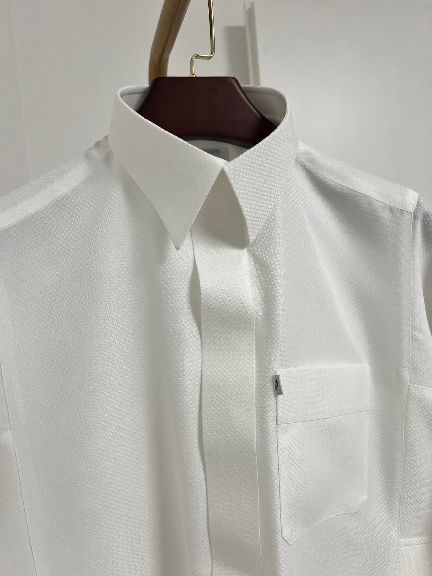 Motif nid d'abeille blanc crème #W22