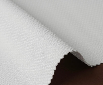 Motif nid d'abeille blanc crème #W22