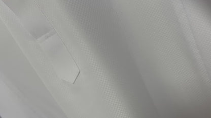 Motif nid d’abeilles blanc #W25