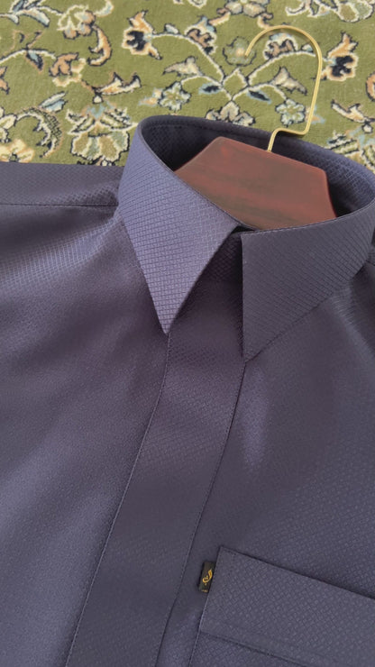 Motifs nid d'abeille bleu marine #S42